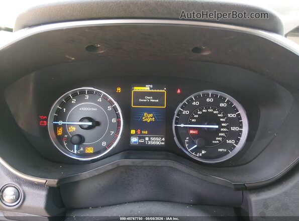 4S4WMARD8L3445210 2020 SUBARU ASCENT Gray უკანა სავარძლების ხედი