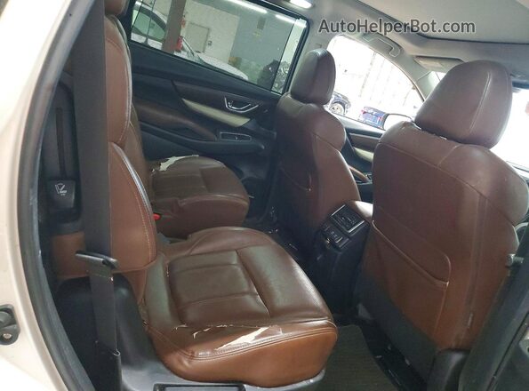 4S4WMARDXK3446390 2019 SUBARU ASCENT White უკანა სალონის ხედი