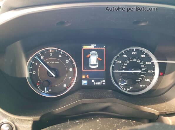 4S4WMARDXL3457682 2020 SUBARU ASCENT White Սարքավորումների վահանակի տեսք