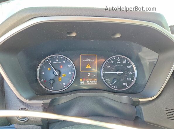 4S4WMASD3R3418161 2024 SUBARU ASCENT Silver ხელსაწყოთა პანელის ხედი