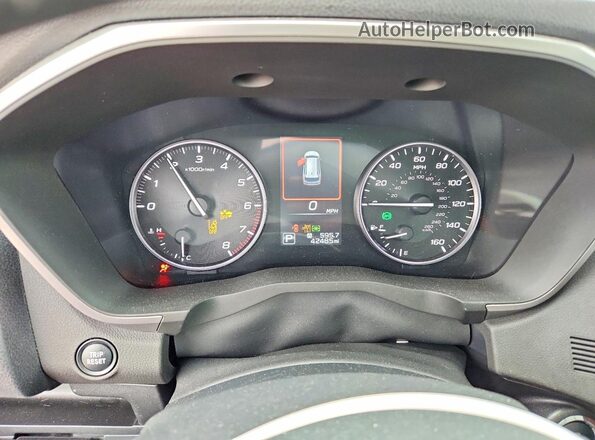 4S4WMAUD3P3444852 2023 SUBARU ASCENT Silver Սարքավորումների վահանակի տեսք
