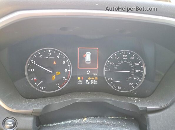 4S4WMAUD4P3419328 2023 SUBARU ASCENT White ხელსაწყოთა პანელის ხედი