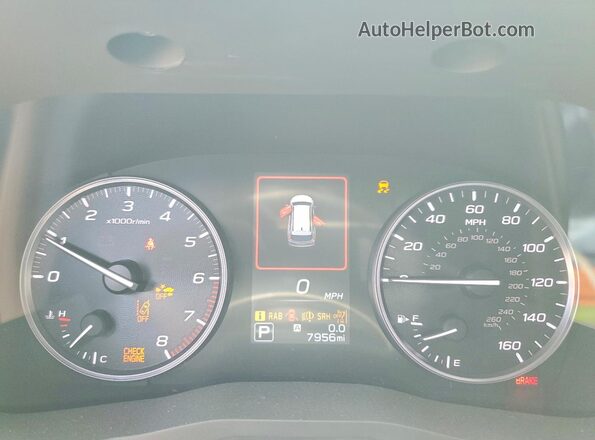 4S4WMAUD5S3434686 2025 SUBARU ASCENT Silver Instrument cluster view