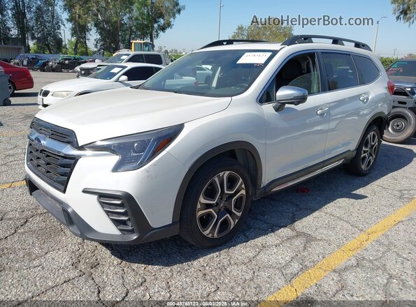 4S4WMAUD6P3448748 2023 SUBARU ASCENT White წინა მარცხენა ხედი სამი მეოთხედიდან