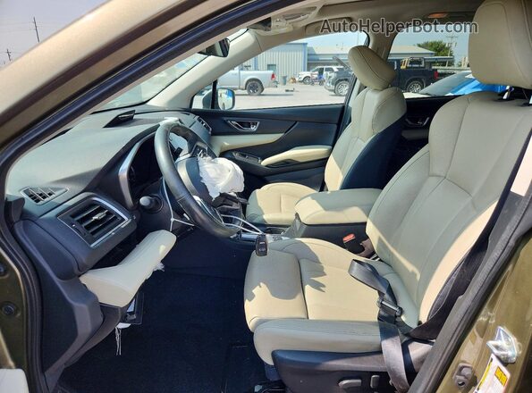 4S4WMAUD9P3437677 2023 SUBARU ASCENT Зеленый Вид салона спереди