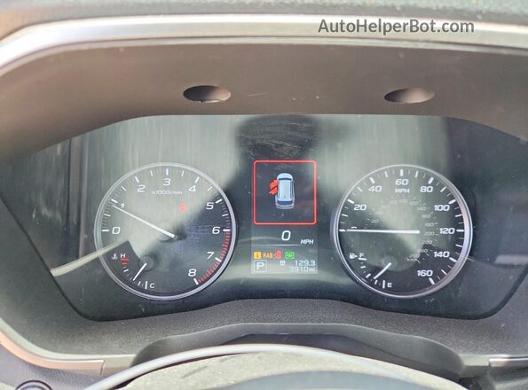 4S4WMAUDXS3442802 2025 SUBARU ASCENT Green Widok zestawu wskaźników