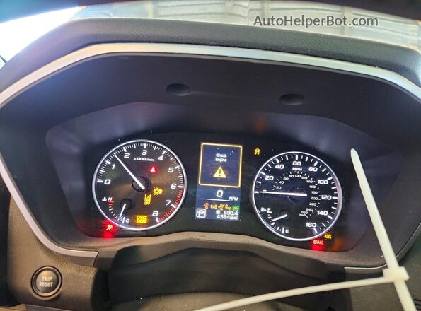 4S4WMAWD0P3420781 2023 SUBARU ASCENT Gray Вид щитка приладів