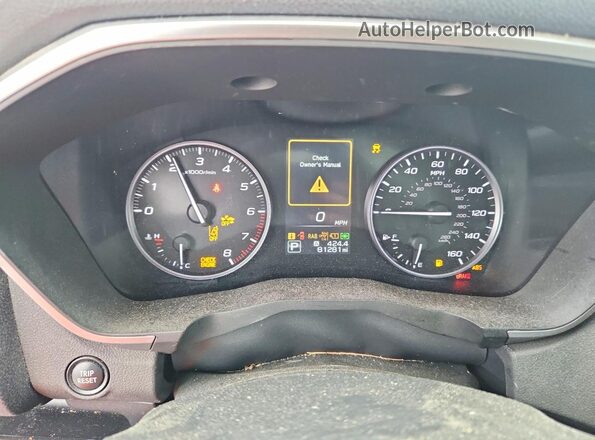 4S4WMAWD6P3426438 2023 SUBARU ASCENT Burgundy Instrument cluster view