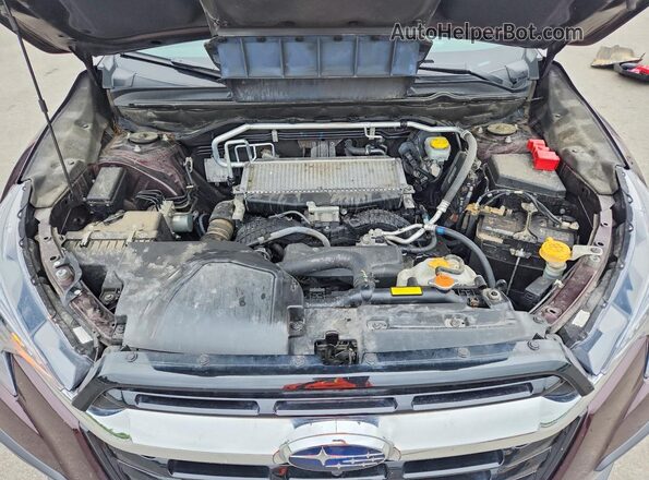 4S4WMAWD6P3426438 2023 SUBARU ASCENT Burgundy Engine compartment view
