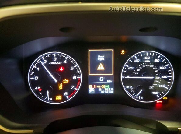 4S4WMAWD6R3443890 2024 SUBARU ASCENT Red Вид щитка приладів