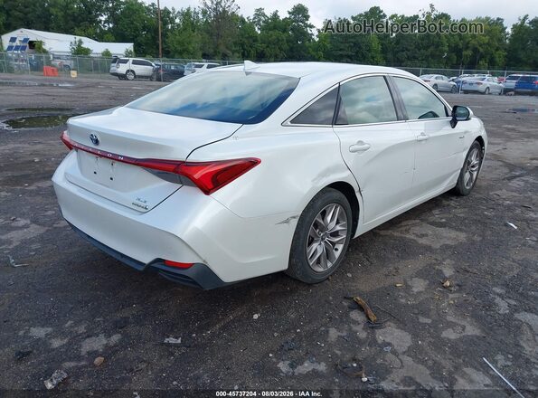 4T1A21FB2LU018506 2020 TOYOTA AVALON HYBRID White Հետևի աջ