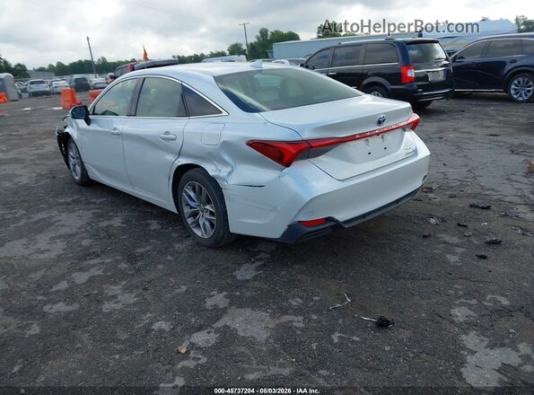 4T1A21FB2LU018506 2020 TOYOTA AVALON HYBRID White Հետևի ձախ