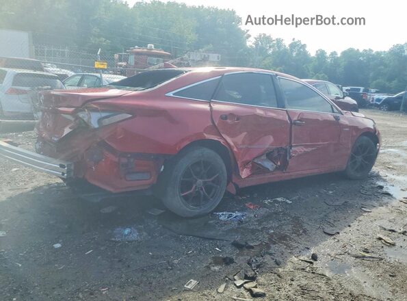 4T1AA1AB4MU005686 2021 TOYOTA AVALON Red Задня права чверть