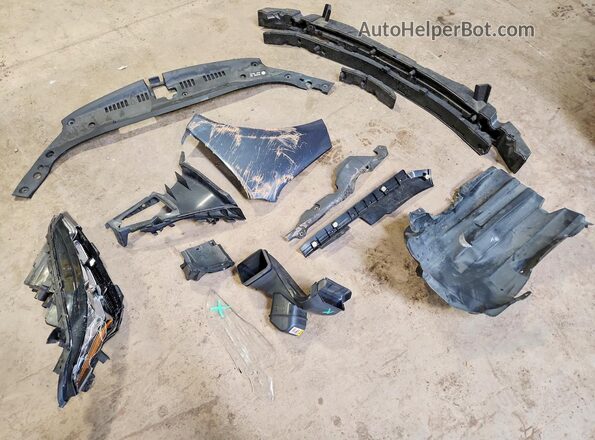 4T1AZ1FB8NU071984 2022 TOYOTA AVALON Blue Vista del compartimento del motor