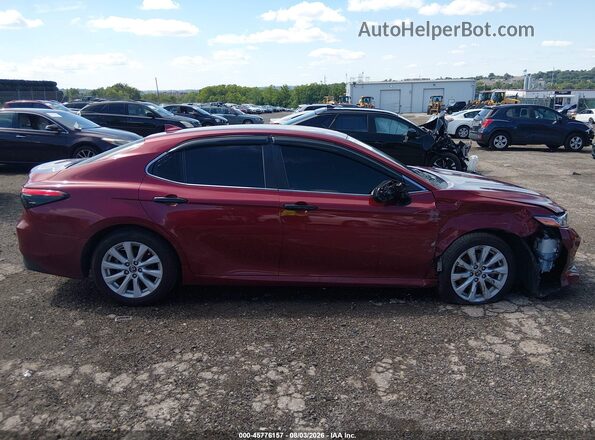 4T1B11HK2KU686759 2019 TOYOTA CAMRY Burgundy უკანა სალონის ხედი