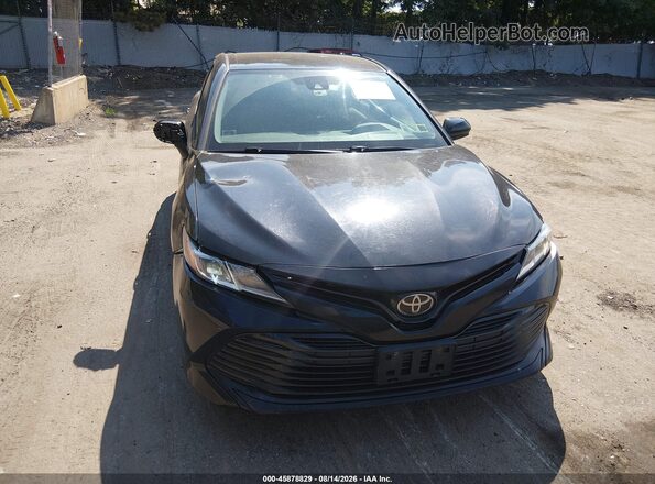 4T1B11HK2KU689550 2019 TOYOTA CAMRY Black Vista del cuadro de instrumentos