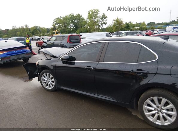 4T1B11HK2KU760729 2019 TOYOTA CAMRY Black უკანა სალონის ხედი