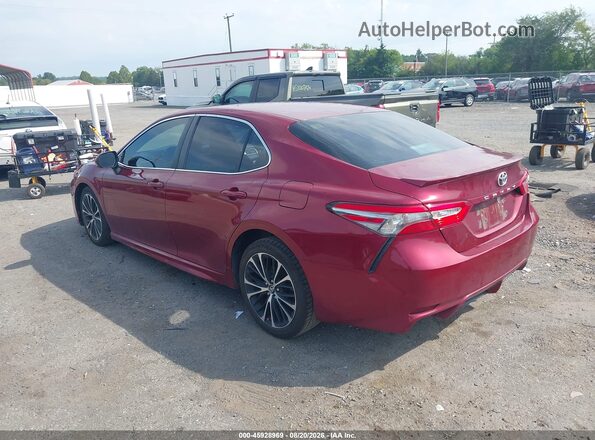 4T1B11HK3JU620137 2018 TOYOTA CAMRY Red Trasero izquierdo