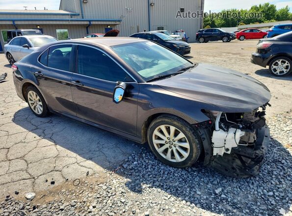4T1B11HK3KU852934 2019 TOYOTA CAMRY Brown წინა მარჯვენა