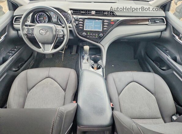 4T1B11HK4KU194847 2019 TOYOTA CAMRY Charcoal Dashboard view