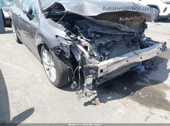4T1B11HK5JU088809 2018 TOYOTA CAMRY Gray Դիմացի տեսք