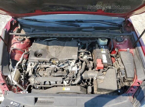 4T1B11HK5JU608975 2018 TOYOTA CAMRY Burgundy Սալոնի հետևի տեսք