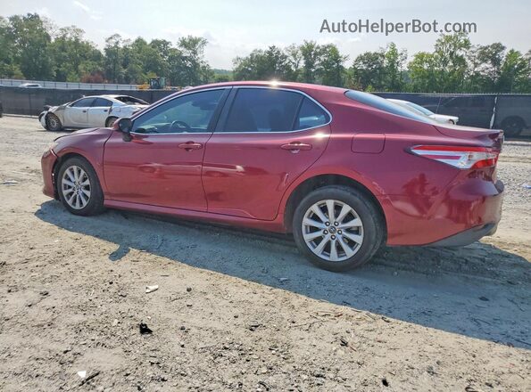 4T1B11HK5JU608975 2018 TOYOTA CAMRY Burgundy Հետևի ձախ
