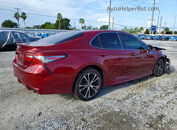 4T1B11HK5JU622312 2018 TOYOTA CAMRY Red Задня права чверть