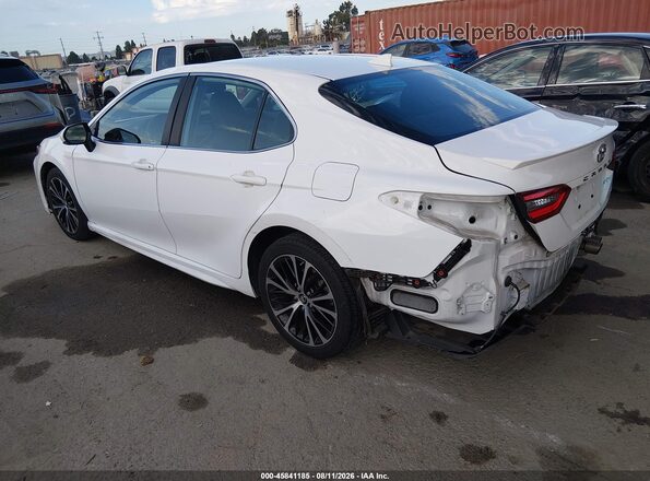 4T1B11HK5KU738627 2019 TOYOTA CAMRY White Rear left