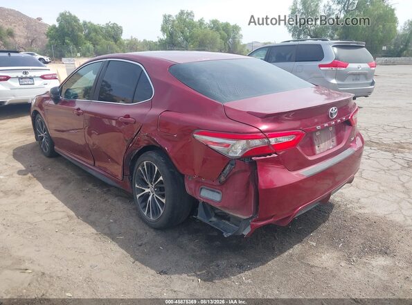 4T1B11HK6JU540539 2018 TOYOTA CAMRY Red Tył lewy
