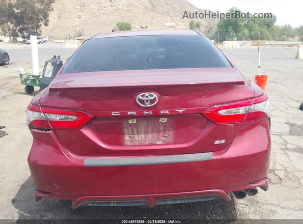 4T1B11HK6JU540539 2018 TOYOTA CAMRY Red 
