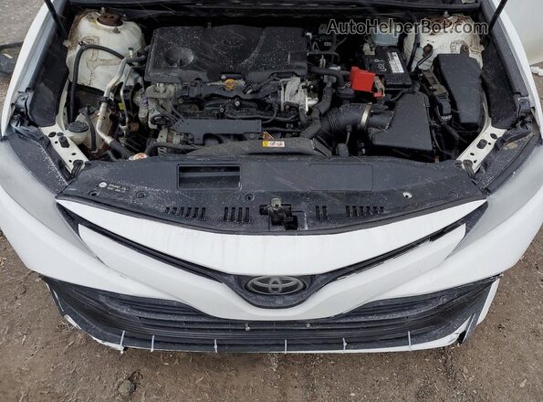 4T1B11HK7KU226061 2019 TOYOTA CAMRY White უკანა სალონის ხედი