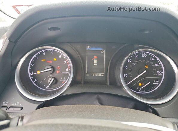 4T1B11HKXJU077160 2018 TOYOTA CAMRY Белый Вид щитка приборов