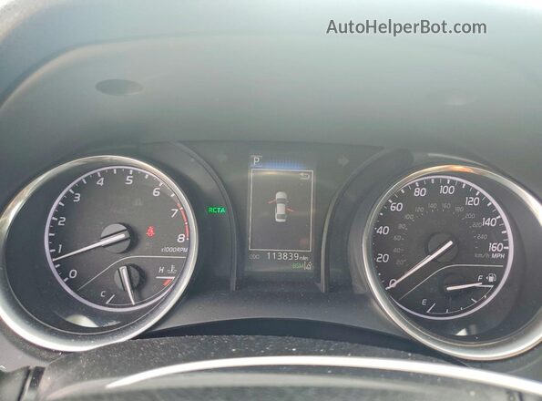 4T1B11HKXJU536946 2018 TOYOTA CAMRY Черный Вид щитка приборов