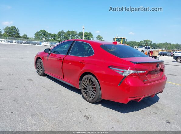 4T1B11HKXKU207228 2019 TOYOTA CAMRY Red Tył lewy