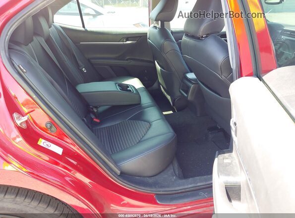 4T1B11HKXKU207228 2019 TOYOTA CAMRY Red Widok naklejki z numerem VIN
