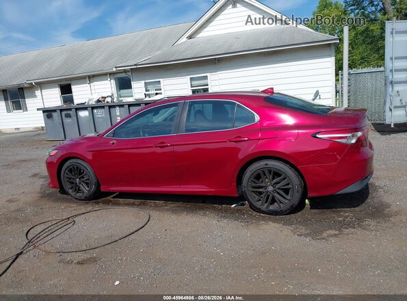 4T1B11HKXKU247261 2019 TOYOTA CAMRY Red Vista interior de 360 grados