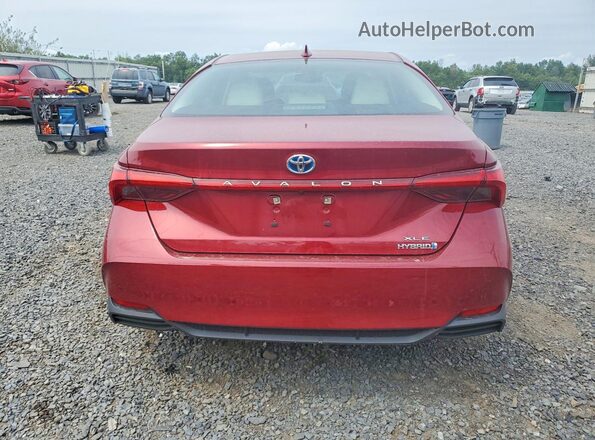 4T1B21FB0KU010682 2019 TOYOTA AVALON Красный Вид сзади