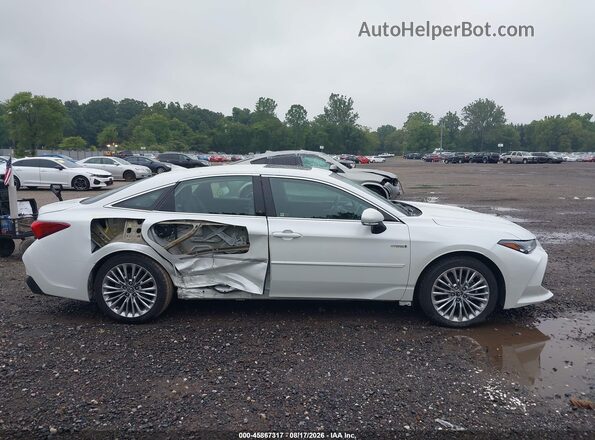 4T1B21FB8KU002197 2019 TOYOTA AVALON HYBRID White სალონის 360-გრადუსიანი ხედი