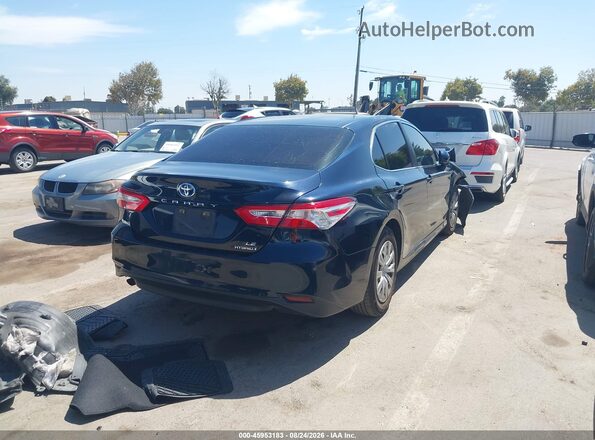 4T1B31HKXJU507795 2018 TOYOTA CAMRY HYBRID Blue Задня права чверть