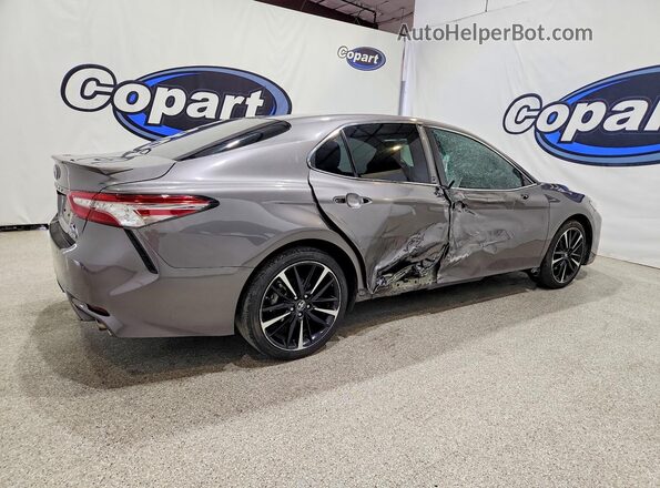 4T1B61HK2JU076909 2018 TOYOTA CAMRY Gray Tył prawy