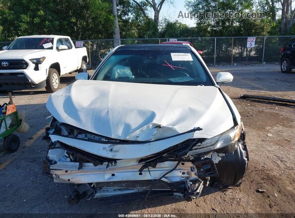 4T1B61HK7JU078994 2018 TOYOTA CAMRY White Դիմացի տեսք