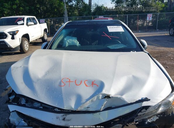 4T1B61HK7JU078994 2018 TOYOTA CAMRY White Հետևի տեսք