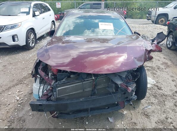4T1BD1EB1GU054659 2016 TOYOTA AVALON HYBRID Темно-бордовый Вид щитка приборов