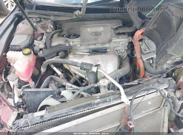 4T1BD1EB1GU054659 2016 TOYOTA AVALON HYBRID Темно-бордовый Вид сзади