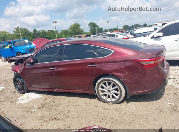 4T1BD1EB1GU054659 2016 TOYOTA AVALON HYBRID Темно-бордовый Панорамный вид салона 360°