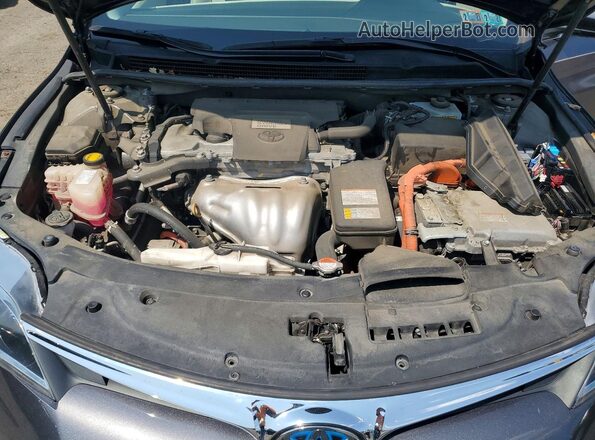 4T1BD1EB2GU051804 2016 TOYOTA AVALON Gray უკანა სალონის ხედი