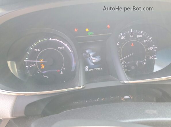 4T1BD1EB2GU051804 2016 TOYOTA AVALON Gray ხელსაწყოთა პანელის ხედი