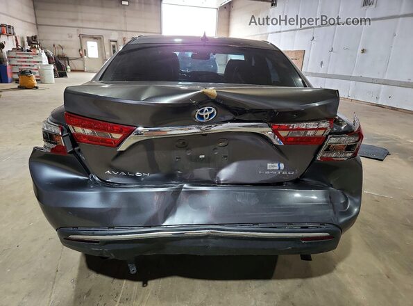 4T1BD1EB2GU053326 2016 TOYOTA AVALON Gray Rear view