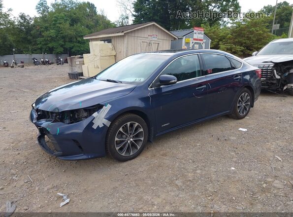 4T1BD1EB2GU054833 2016 TOYOTA AVALON HYBRID Синий Передняя левая четверть
